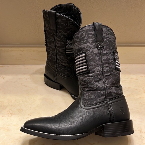 ARIAT Patriot black boots - Picture 3 of 4